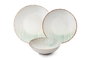 Hermia GBSATN24Y4R319320 Vajilla de Porcelana 24 Piezas Apta Lavavajillas Microondas Elegante Sofisticada Ideal Regalo